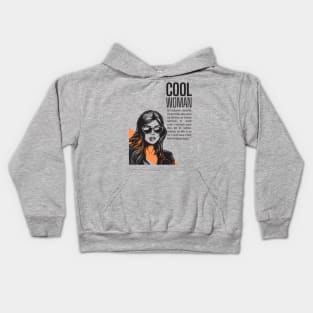 Cool Woman Kids Hoodie